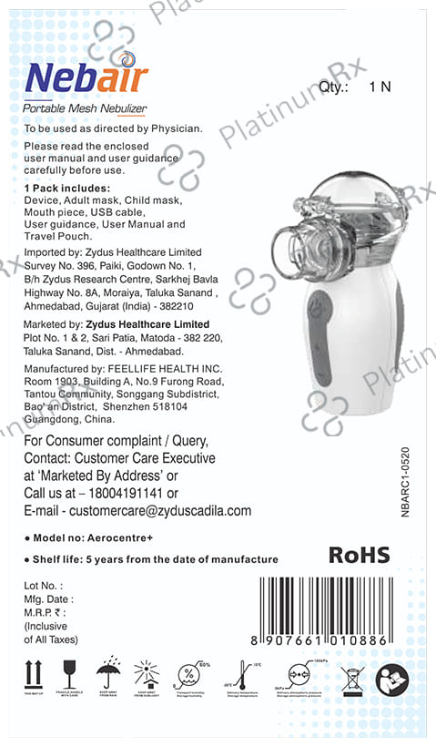 Nebair Portable Mesh Nebulizer 1s