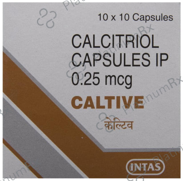Caltive 0.25mcg Capsule 10s
