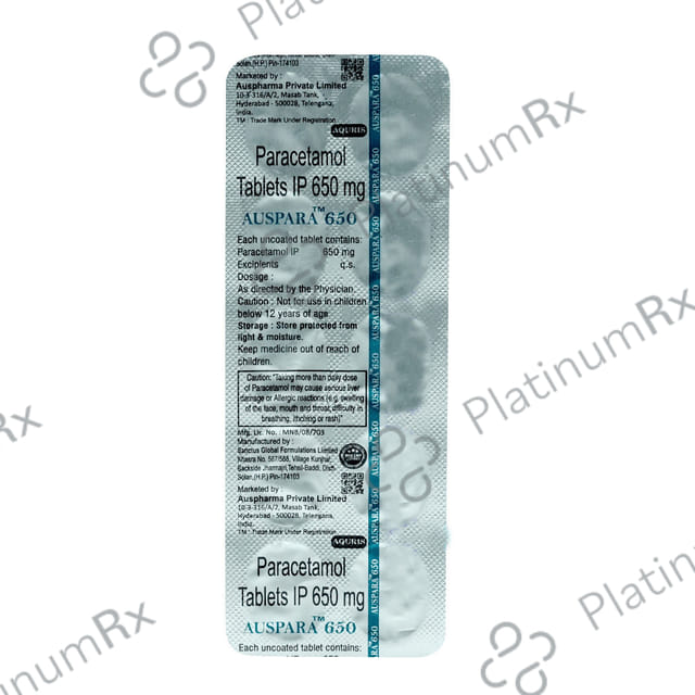 Auspara 650mg Tablet
