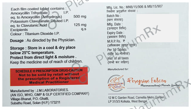 Amoxon CV 625mg Tablet 10s