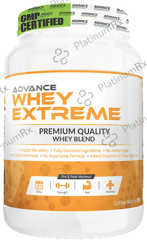 Advance Nutratech Whey Extreme Protein Powder Coffee Mocha 1 kg