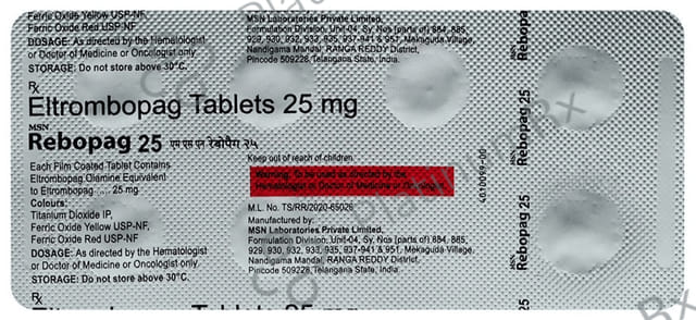 Rebopag 25mg Tablet 7s