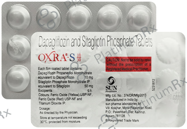 Oxra S 10/50mg Tablet 15s