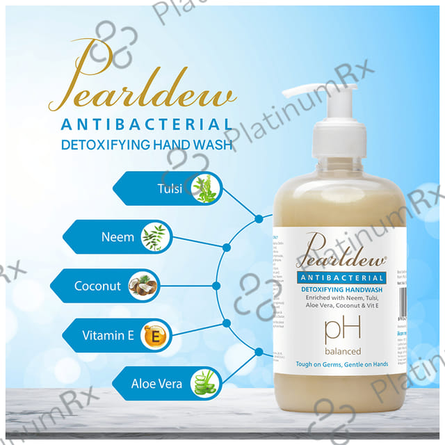 Pearldew Antibacterial Detoxifying Handwash (500ml Each) 1 Bottle