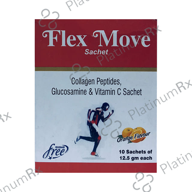 Flex Move Sachet Sugar Free - Flavour Orange 12.5gm