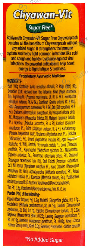 Baidyanath Noida Chyawan Vit Sugarfree Chyawanprash 1kg