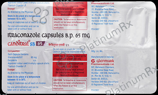 Canditral SB 65mg Capsule 10s