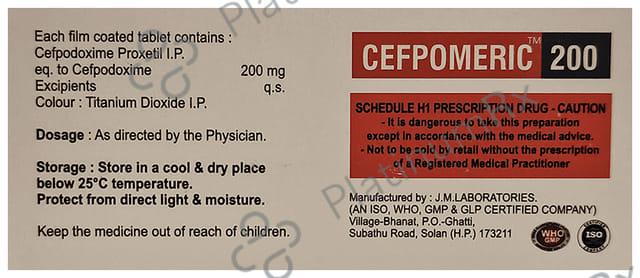Cefpomeric 200 Tablet