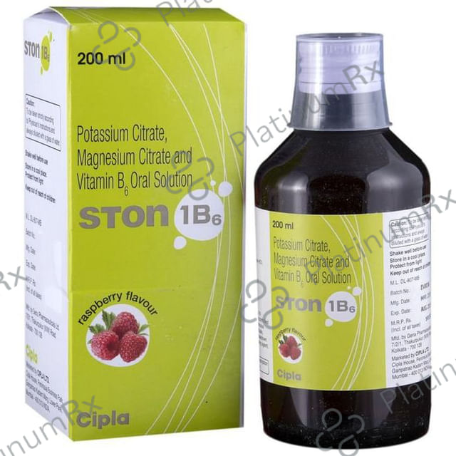 Ston 1B6 Raspberry Oral Solution 200ml
