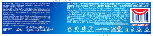 Colgate Strong Teeth Toothpaste 200gm