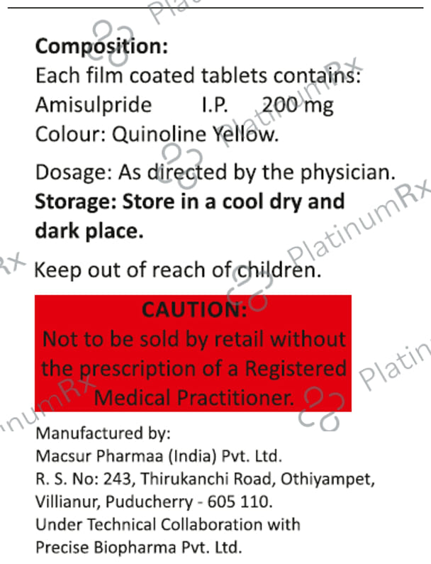 Synapride 200mg Tablet