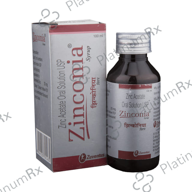 Zinconia 20mg Syrup 100ml
