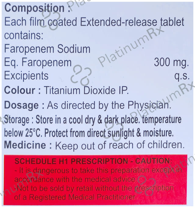 Faroxin 300mg Tablet ER 10s