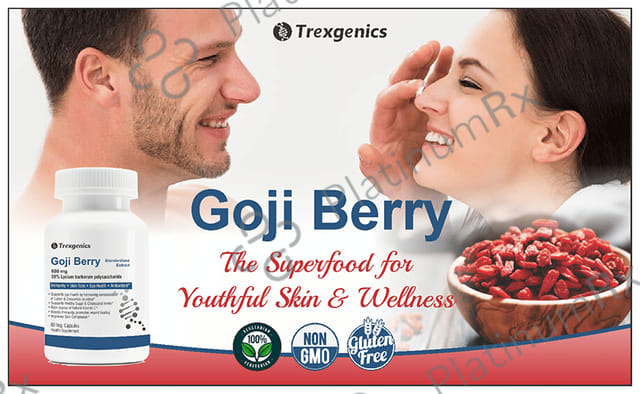 Trexgenics Goji Berry 600mg Veg. Capsules