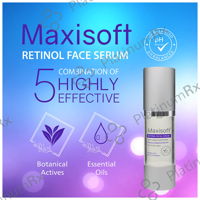 Maxisoft Retinol Face Serum (50ml Each) 1 Bottle