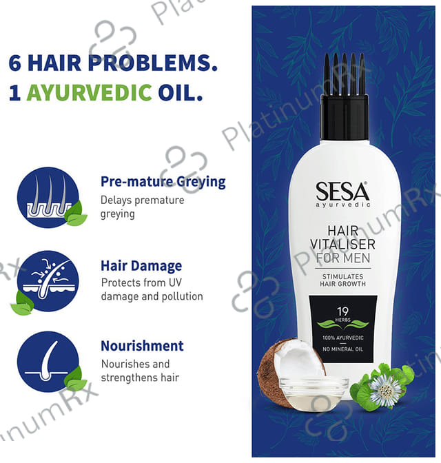 Sesa Ayurvedic Hair Vitaliser for Men