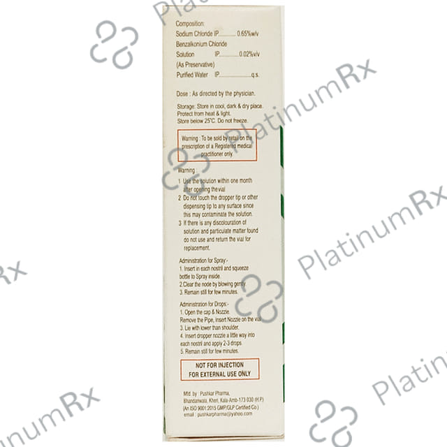 Zyris S 0.65% Nasal Drop 10ml