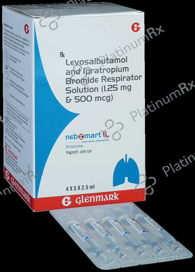 Nebzmart IL 1.25mg/500mcg Smartules Respules 5X2.5ml