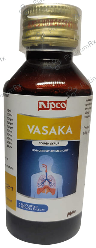 Nipco Vasaka Cough Syrup 450 ml