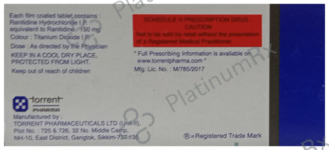 Ranitin 150mg Tablet 40s