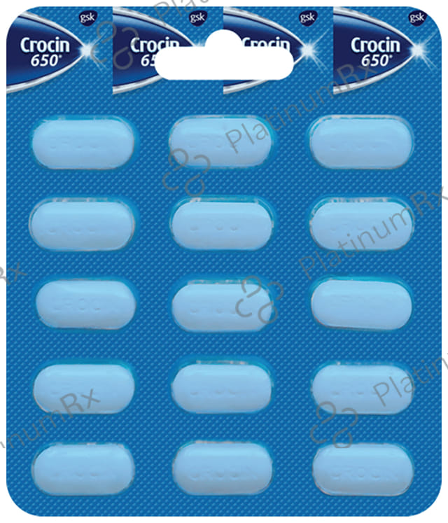 Crocin 650mg Tablet 15s