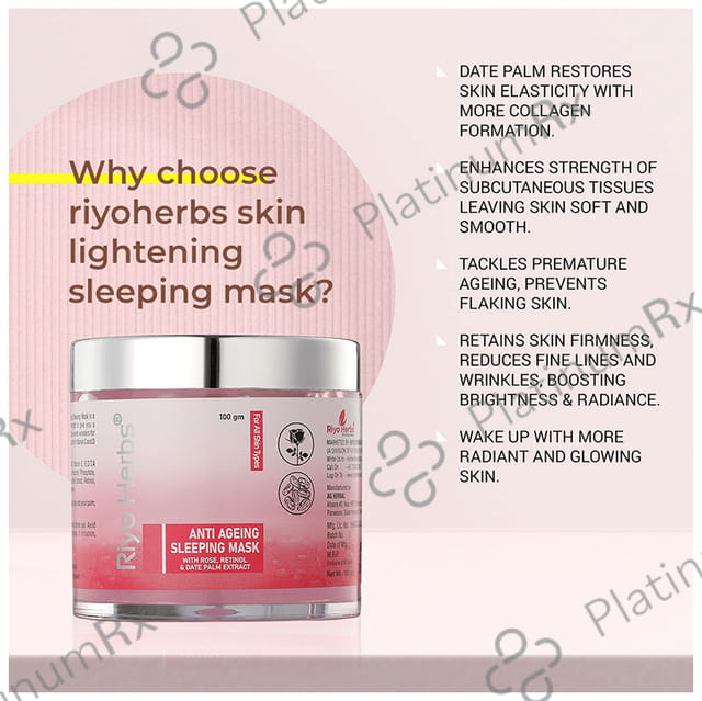 Riyo Herbs Anti Ageing Sleeping Face Mask