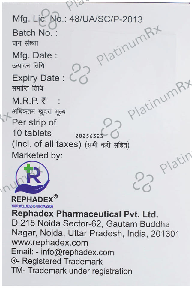 Rephapod 200/125mg CV Tablet 10s