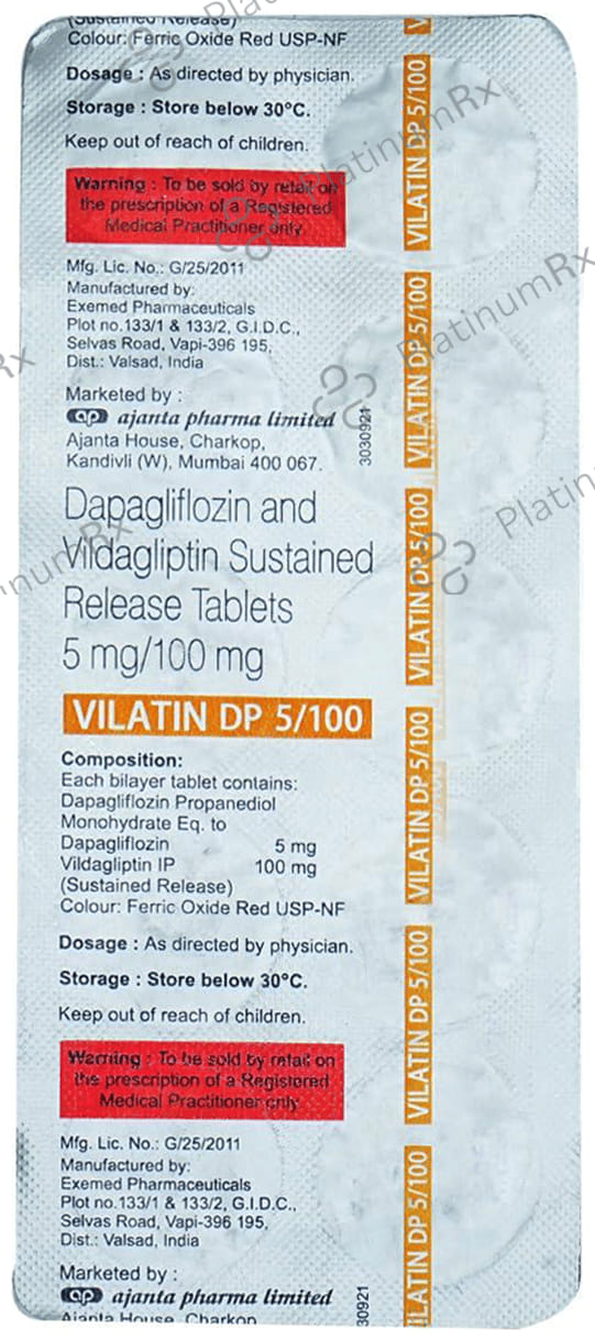 Vilatin DP 5/100mg Tablet 10s