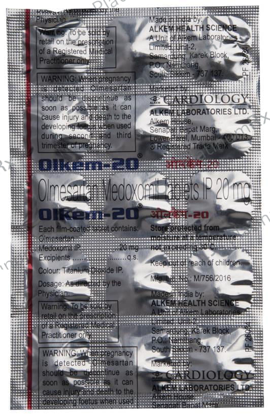 Olkem 20mg Tablet 15s