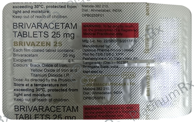 Brivazen 25mg Tablet 10s