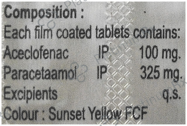 Flamprax 100/325mg Tablet 10s