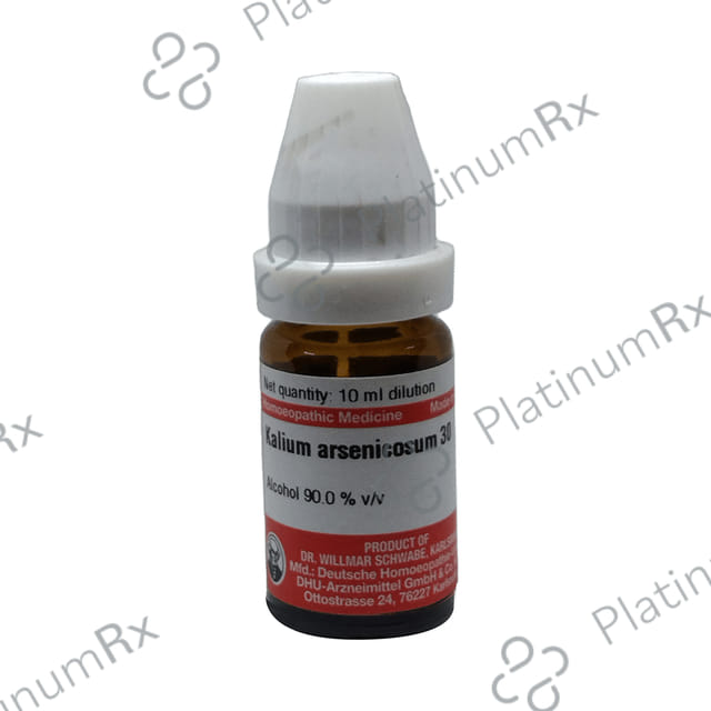 Dr Willmar Schwabe Germany Kalium Arsenicosum Dilution 30