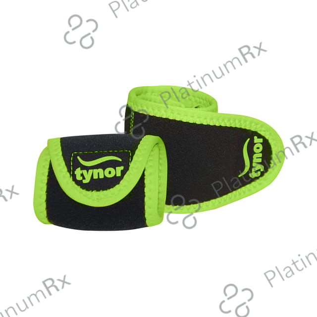 Tynor Wrist Support with Thumb Loop (Neo) Universal Black and Green