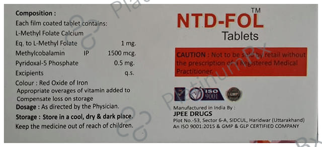 NTD Fol Tablet 10s