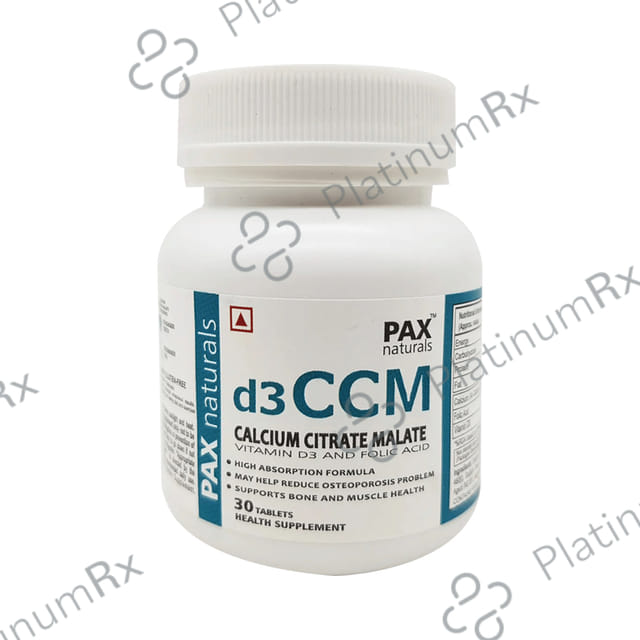 Pax Naturals D3 CCM Tablet 30s