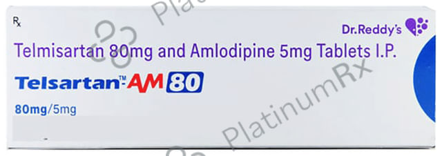 Telsartan AM 5/80mg Tablet 10s