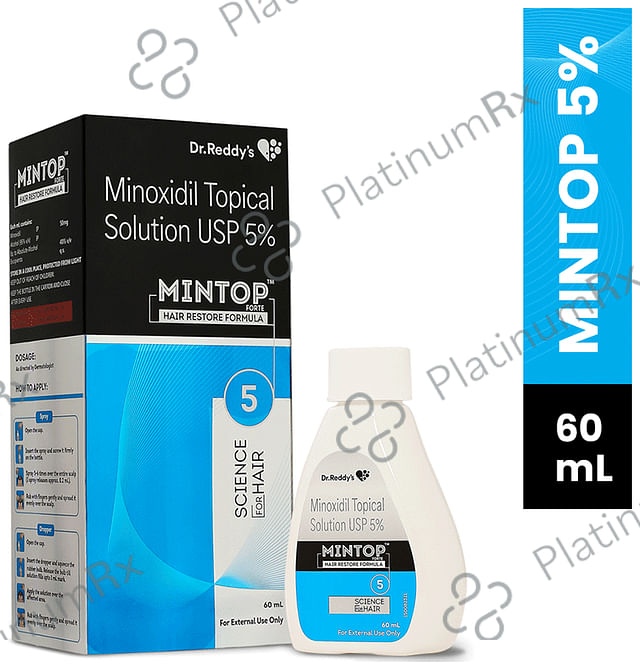 Mintop Forte 5% Minoxidil Solution 60ml