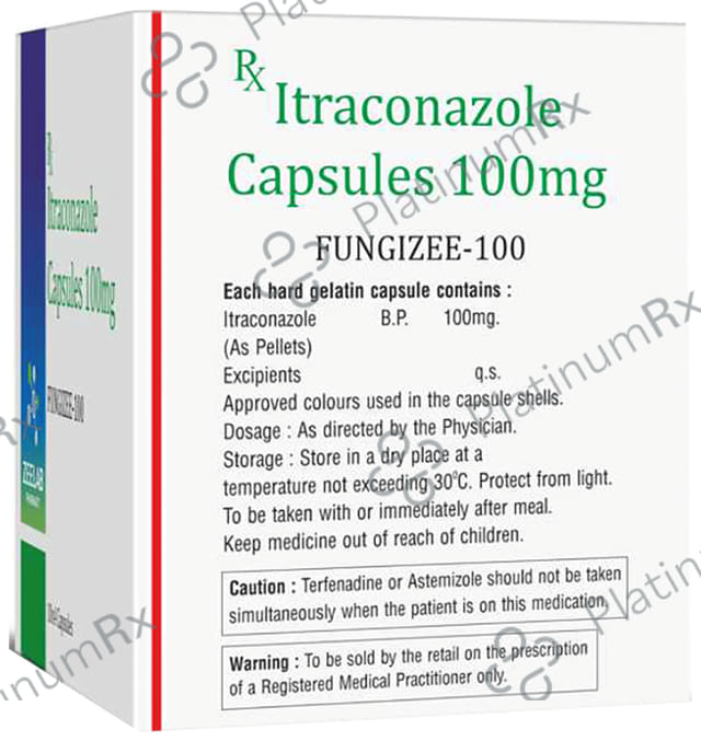 Fungizee 100mg Capsule 4s