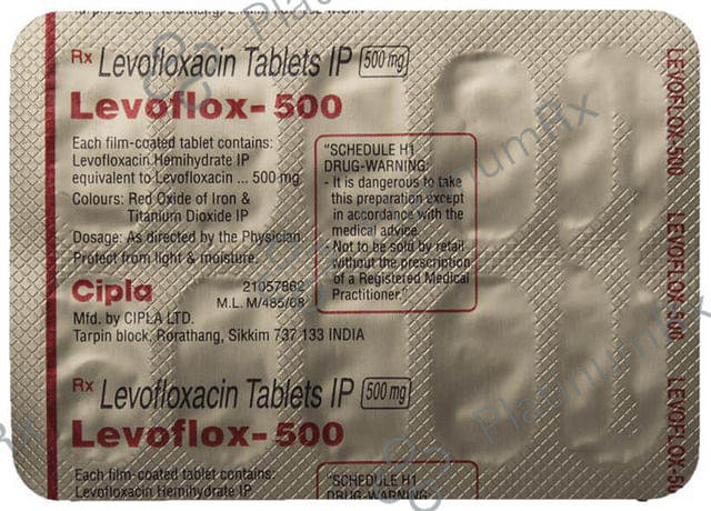 Levoflox 500mg Tablet 10s