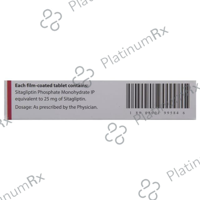 Januvia 25mg Tablet 7s