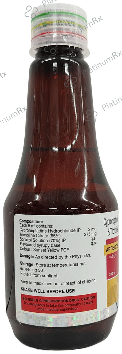 Aptiboost 2/275mg Syrup 200ml