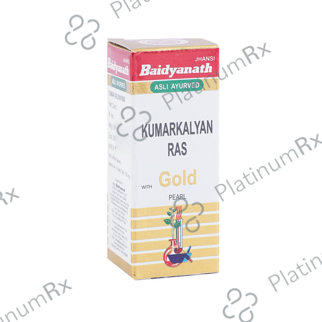 Baidyanath (Jhansi) Kumarkalyan Ras with Gold Pearl Tablet 5 tablets