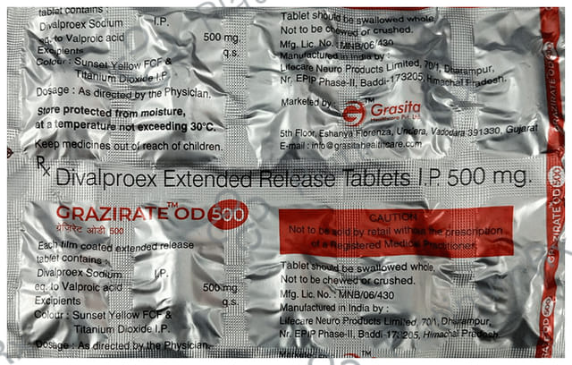 Grazirate OD 500 Tablet ER