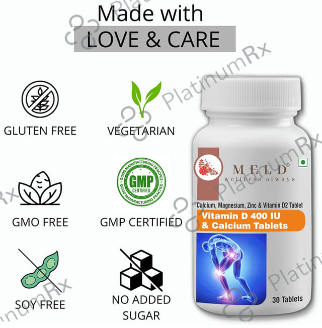 Meld wellness always Vitamin D 400IU Tablet 30s