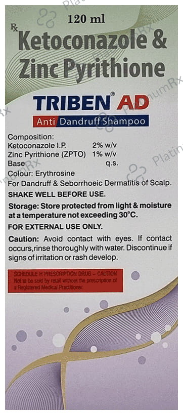 Triben AD Anti Dandruff Shampoo 120ml