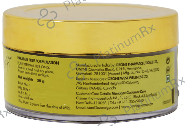 Ozone Glo Radiance Replenishing Face Pack 50 gm