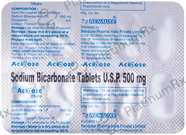 Acidose 500mg Tablet 10s