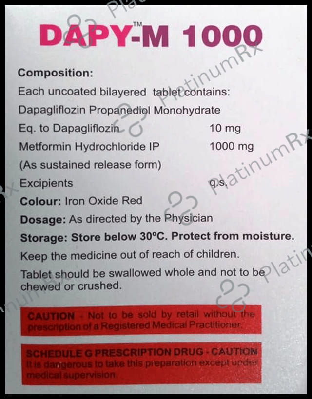 Dapy-M 1000 Tablet SR