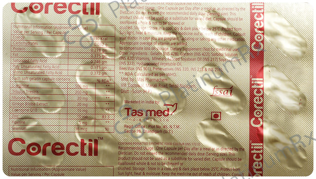 Corectil Capsule 15s