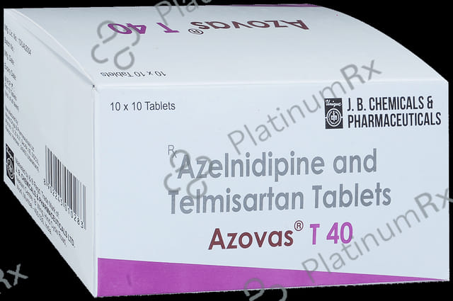 Azovas T 8/40mg Tablet 10s